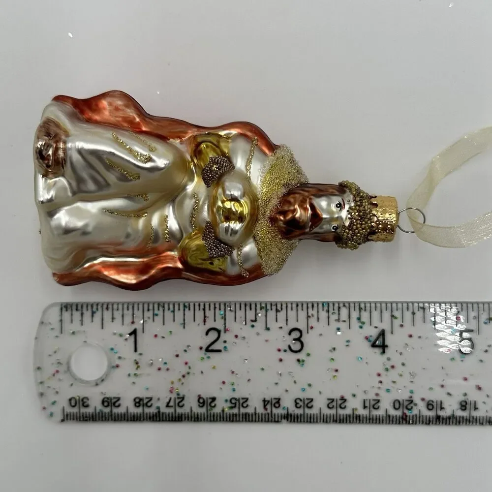Wise Man Glass Ornament Ashland Christmas Holiday Nativity 3.75